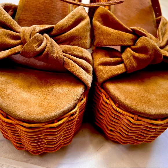 Jeffrey Campbell Wicker Platform Heel Sandals — NEVER WORN - Picture 5 of 5